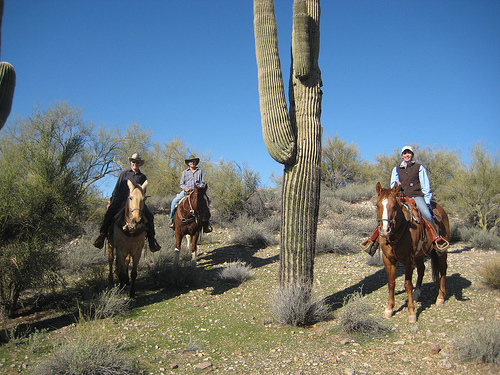 Grab your girlfriends and plan a Giddy-Up Gals horseback riding vacation at Rancho de los Caballeros in Wickenburg, Arizona